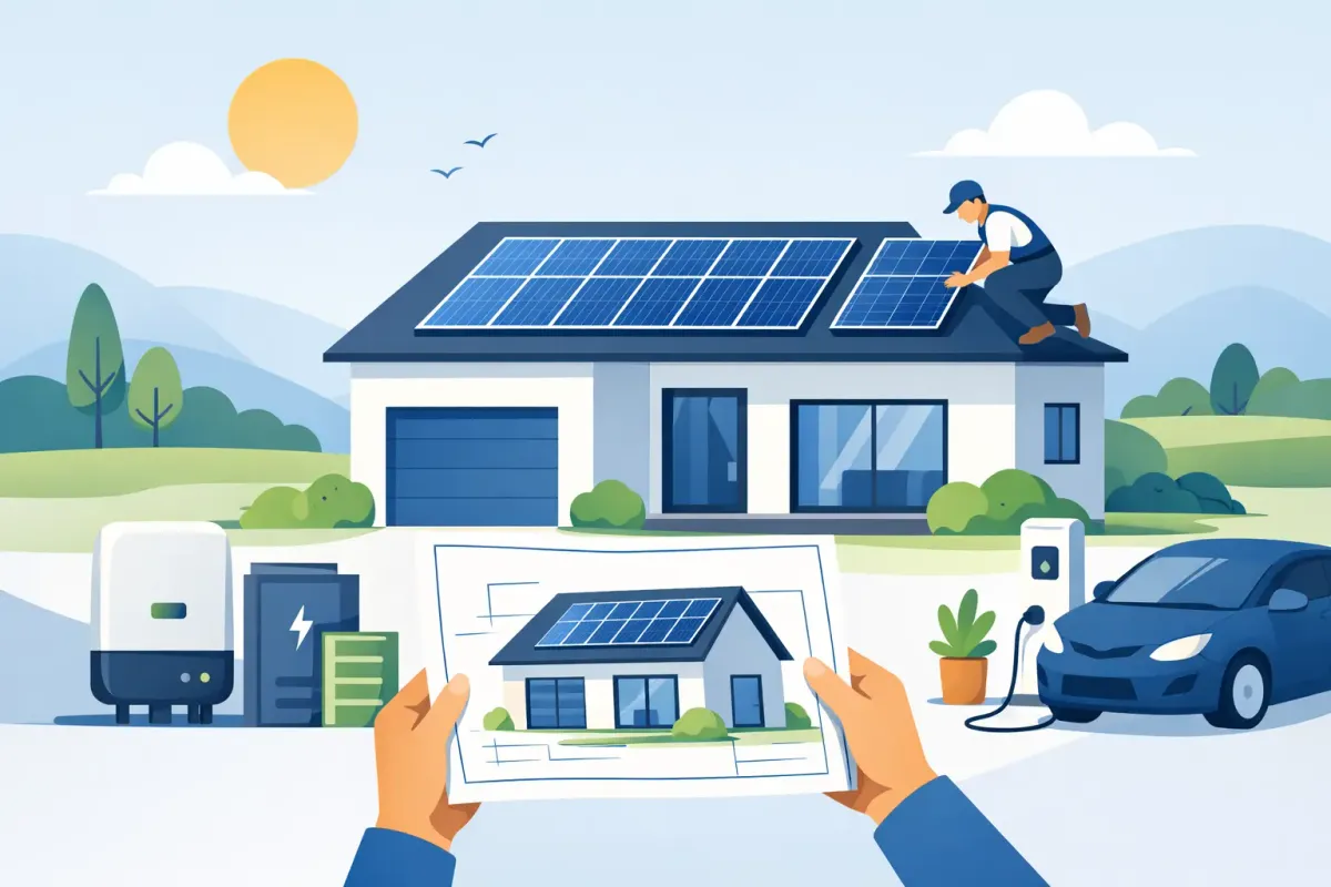 Instalación solar residencial completa: qué incluye