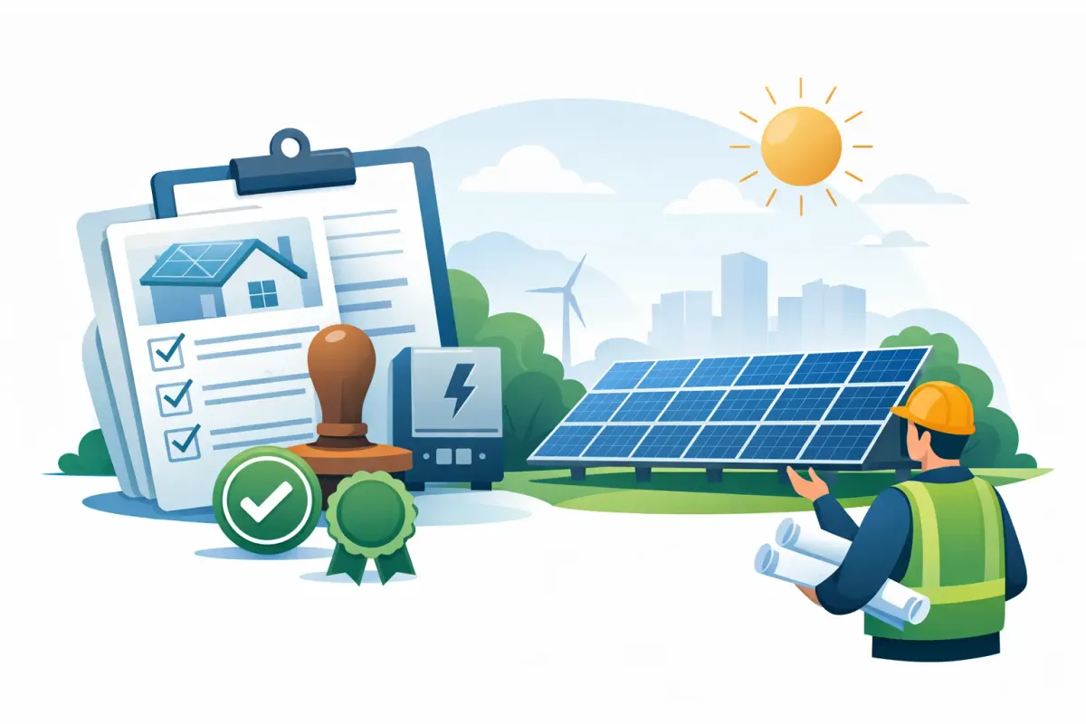 Qué permisos necesita una instalación fotovoltaica