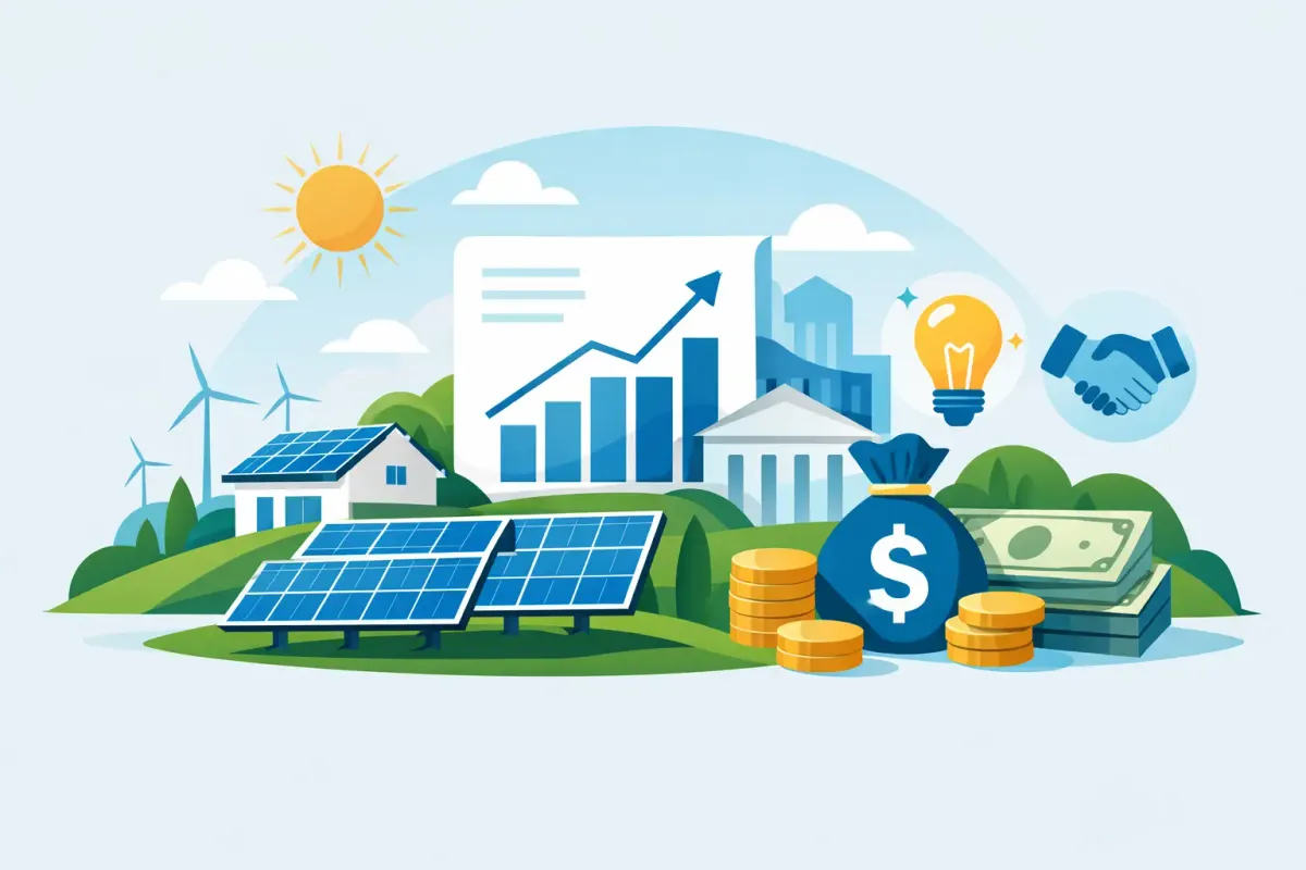 Guía de financiación para energía fotovoltaica
