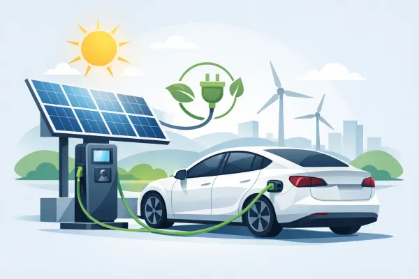 Cargador solar para vehículo eléctrico: ¿compensa?