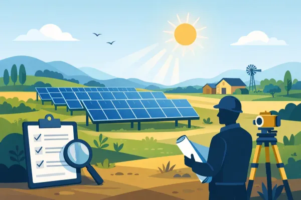 Instalación solar en suelo rústico: qué exige