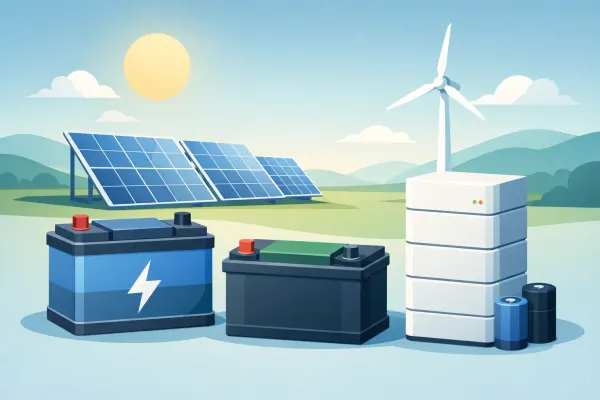 Tipos de baterías para energía solar