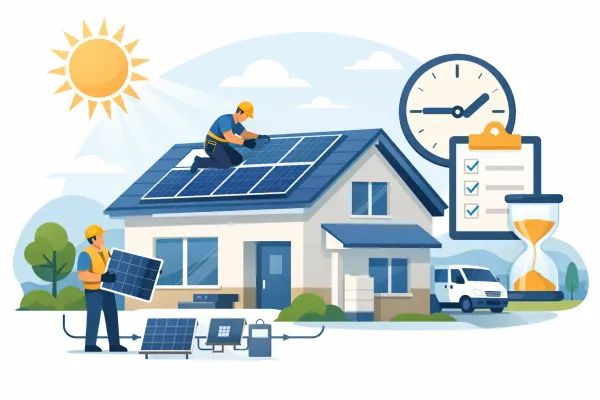 Cuánto tarda una instalación solar en casa