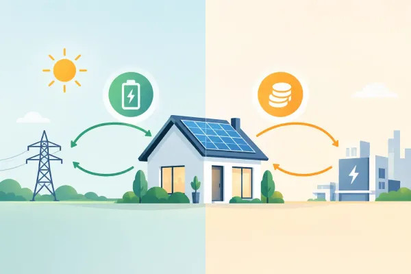Compensación de excedentes vs venta de energía